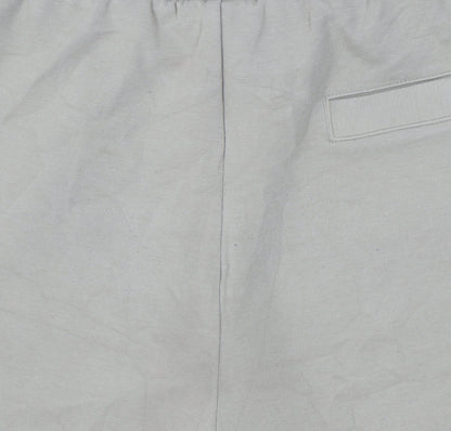 Marks and Spencer Men’s Beige Sweat Shorts M Elastic Waist Pockets