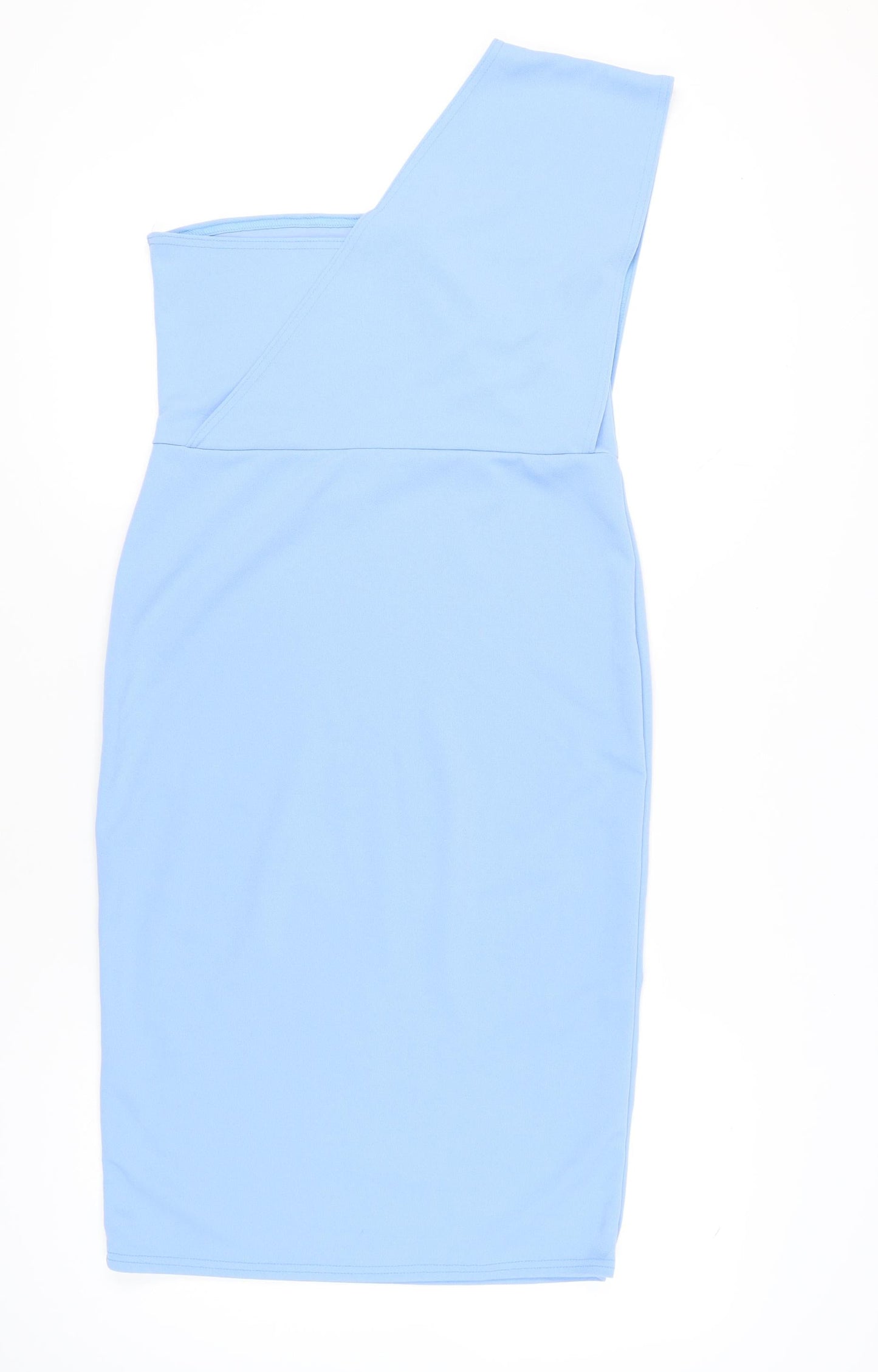 PrettyLittleThing Women’s Blue One Shoulder Bodycon Dress Size 16