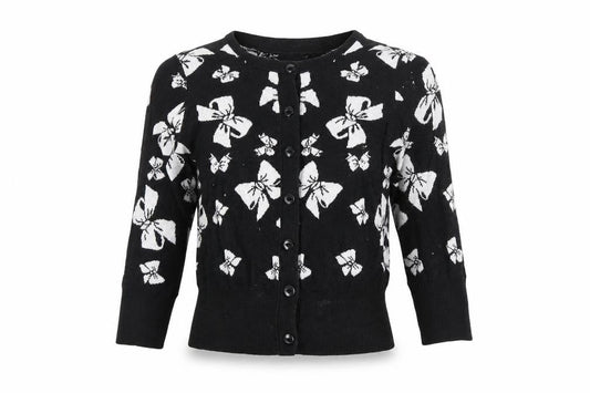 Womens UK Size 8 By Henry Holland Black Cardigan Jumper