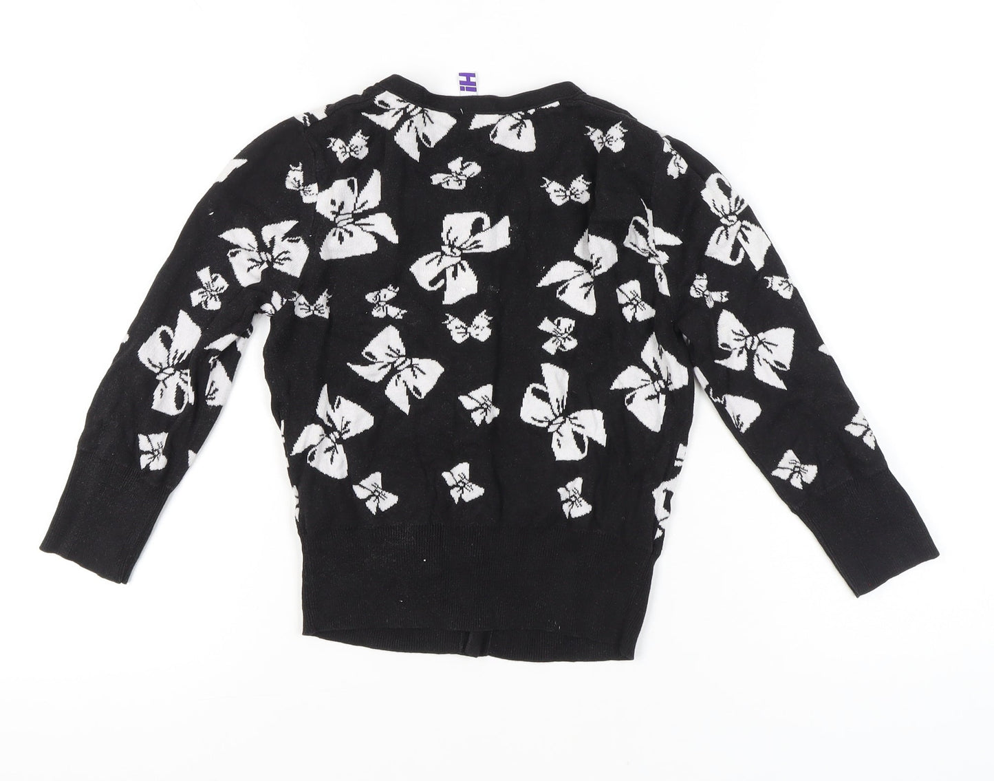Womens UK Size 8 By Henry Holland Black Cardigan Jumper