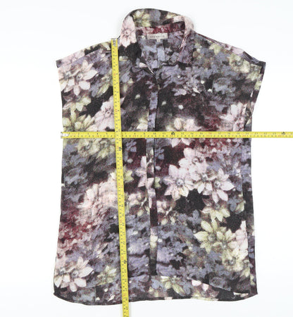 Womens UK Size 12 Amaryllis Multicoloured Tunic Blouse