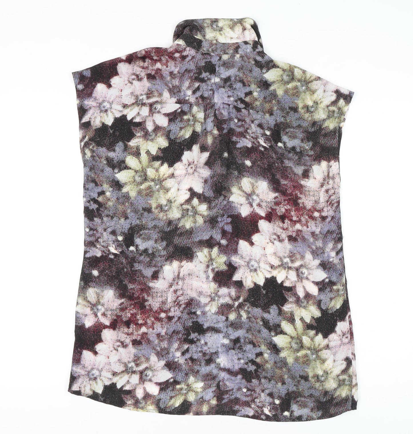 Womens UK Size 12 Amaryllis Multicoloured Tunic Blouse
