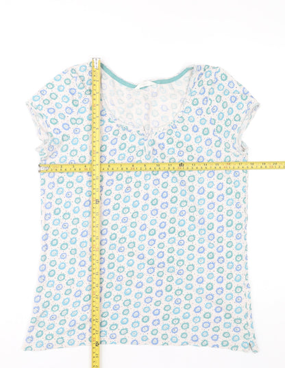 Womens UK Size 10 White Stuff Multicoloured Basic T-Shirt