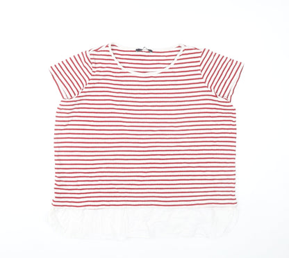 Womens UK Size 20 Marks and Spencer Multicoloured Basic T-Shirt