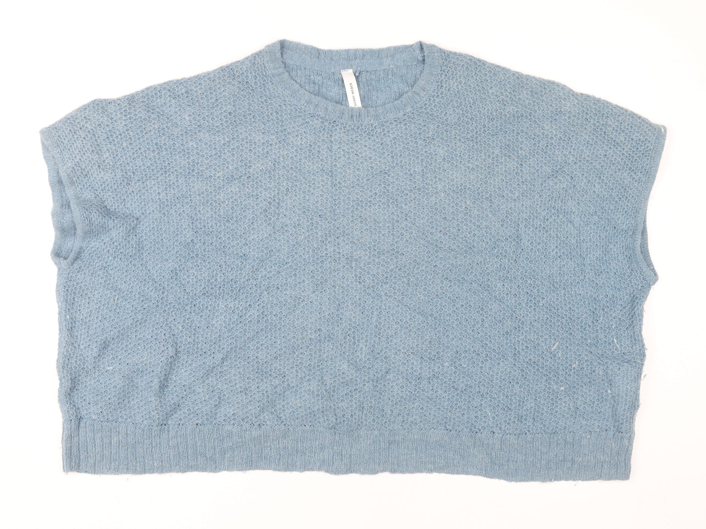 Gerry Weber Women’s Blue Knit Sleeveless Pullover Jumper Size 16