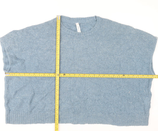 Gerry Weber Women’s Blue Knit Sleeveless Pullover Jumper Size 16