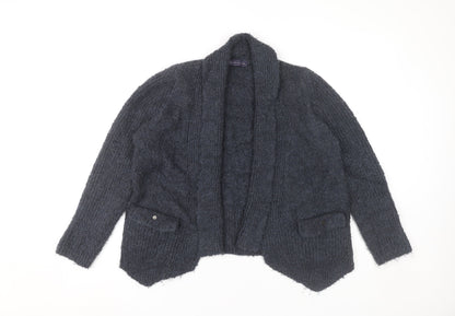 Womens UK Size 12 Marks and Spencer Grey Cardigan Jumper