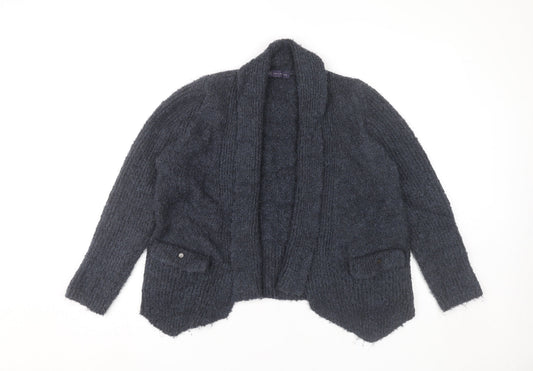 Womens UK Size 12 Marks and Spencer Grey Cardigan Jumper