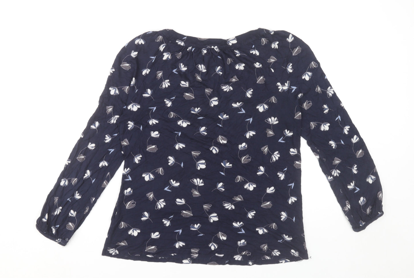 Womens UK Size 8 Phase Eight Blue Tunic Blouse