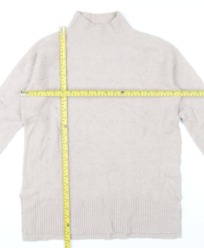 Womens UK Size 6 Fat Face Beige Pullover Jumper