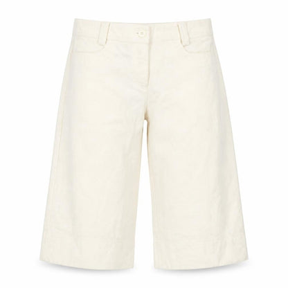 Womens UK Size 8 River Island Regular Fit Cropped Beige Trousers