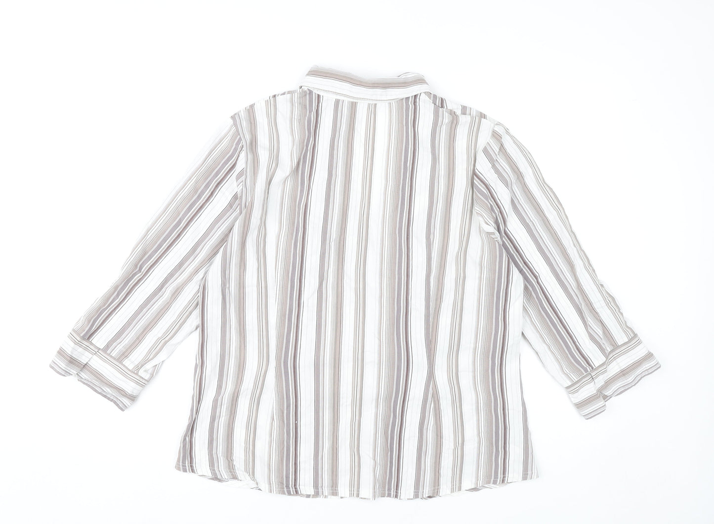 Womens UK Size 16 Marks and Spencer Multicoloured Basic Blouse