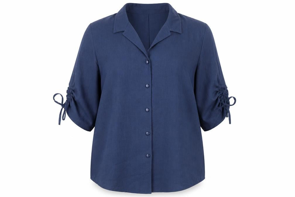 Womens UK Size 20 Jacques Vert Blue Classic Blouse