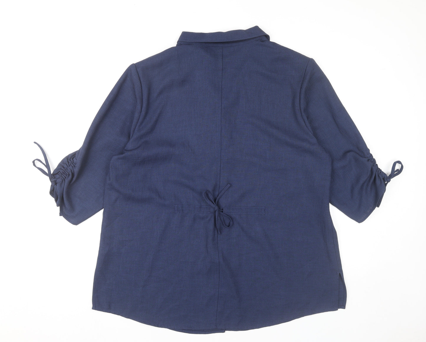 Womens UK Size 20 Jacques Vert Blue Classic Blouse