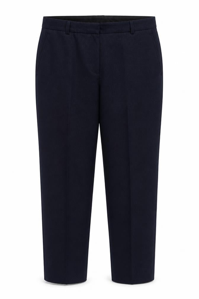 Womens UK Size 14 Marks and Spencer Regular Fit Dress Pants Blue Trousers