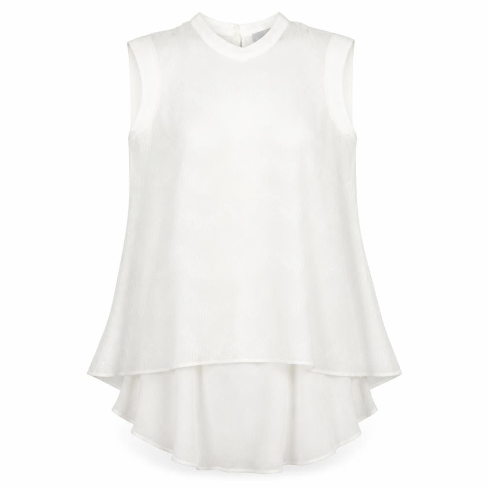 Womens UK Size 14 Coast Ivory Tunic Blouse