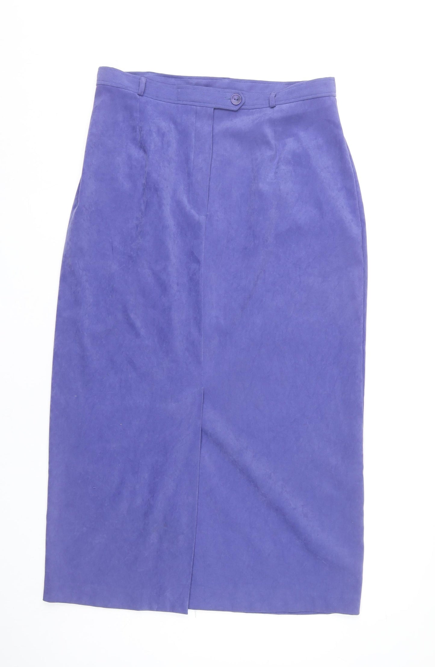 Etam Women’s Purple Size 16 Pencil Midi Skirt Polyester