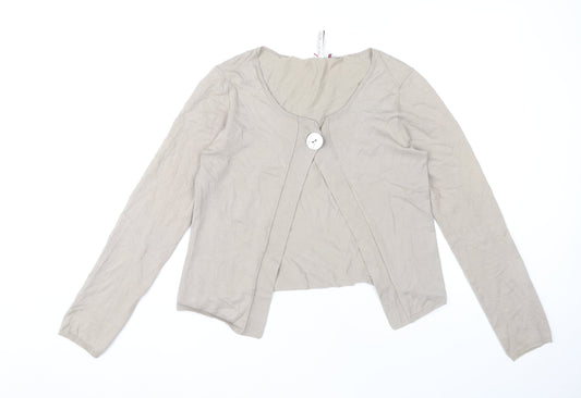Womens UK Size 12 White Stuff Beige Cardigan Jumper