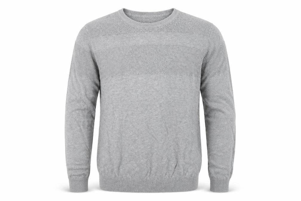 Mens UK Size M Red Herring Grey Pullover Jumper