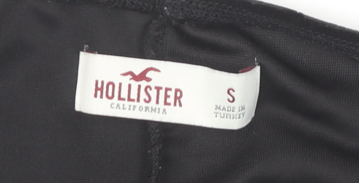 Hollister Womens Black S Velvet Slip Dress Party Cocktail