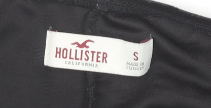 Hollister Womens Black S Velvet Slip Dress Party Cocktail