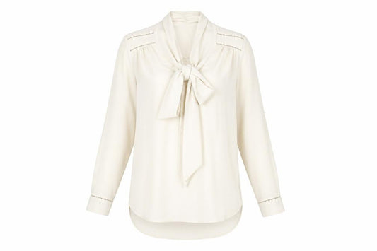 Womens UK Size 8 Mint Velvet Ivory Tunic Blouse
