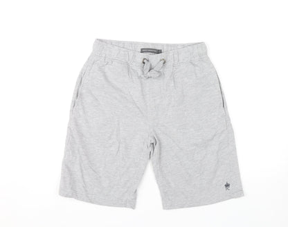 French Connection Men's Grey Sweat Shorts M Elastic Waist Pockets