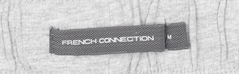 French Connection Men's Grey Sweat Shorts M Elastic Waist Pockets