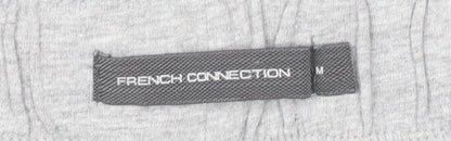 French Connection Men's Grey Sweat Shorts M Elastic Waist Pockets