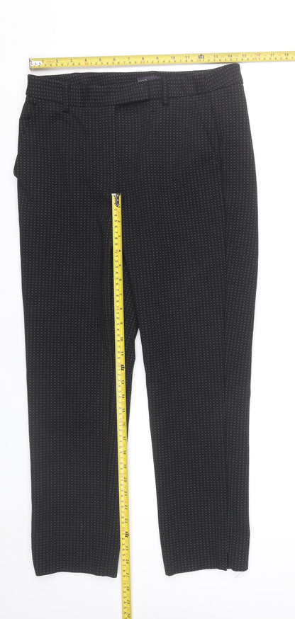Womens UK Size 12 Marks and Spencer Slim Fit Business Casual Workwear Black Trou