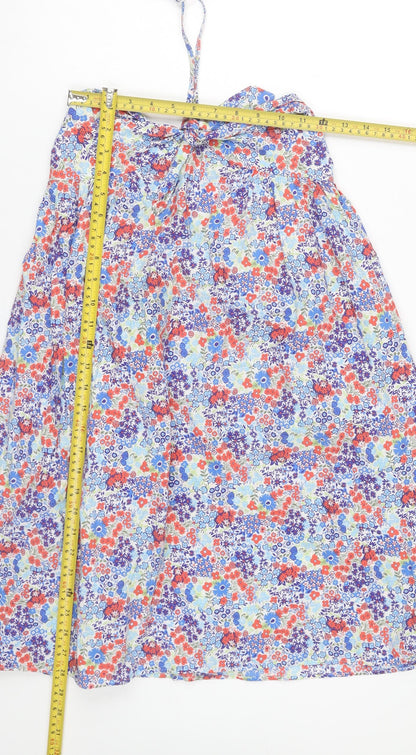 Kookai Women’s Multicoloured Floral Cotton Strapless Summer Dress Size 8