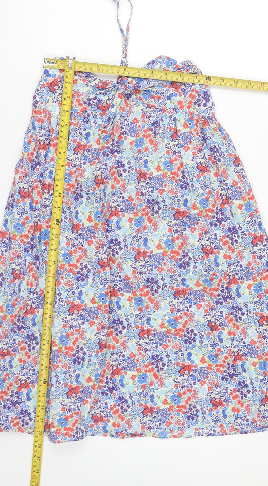 Kookai Women’s Multicoloured Floral Cotton Strapless Summer Dress Size 8