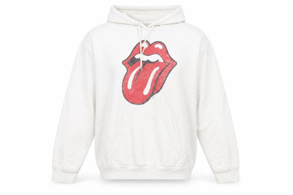 Womens UK Size XL Pull&Bear White Pullover Hoodie