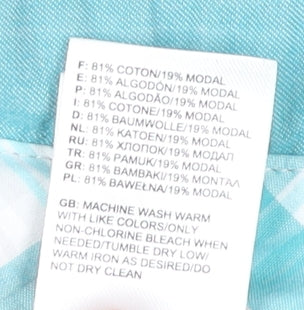Womens UK Size XS The North Face Blue Basic Button-Up