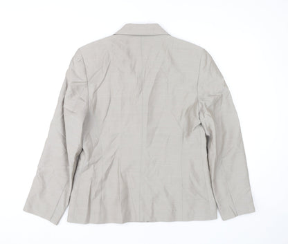 Womens UK Size 12 Marks and Spencer Beige Basic Jacket