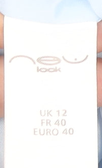 New Look Womens Blue Size 12 A-Line Knee Length Skirt