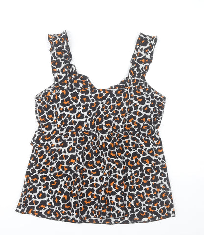 Dorothy Perkins Women’s Multicoloured Leopard Print Camisole Top UK12