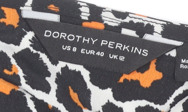 Dorothy Perkins Women’s Multicoloured Leopard Print Camisole Top UK12