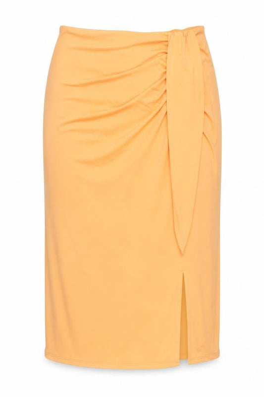Michelle Keegan Women’s Orange Wrap Skirt Size 18 High Rise