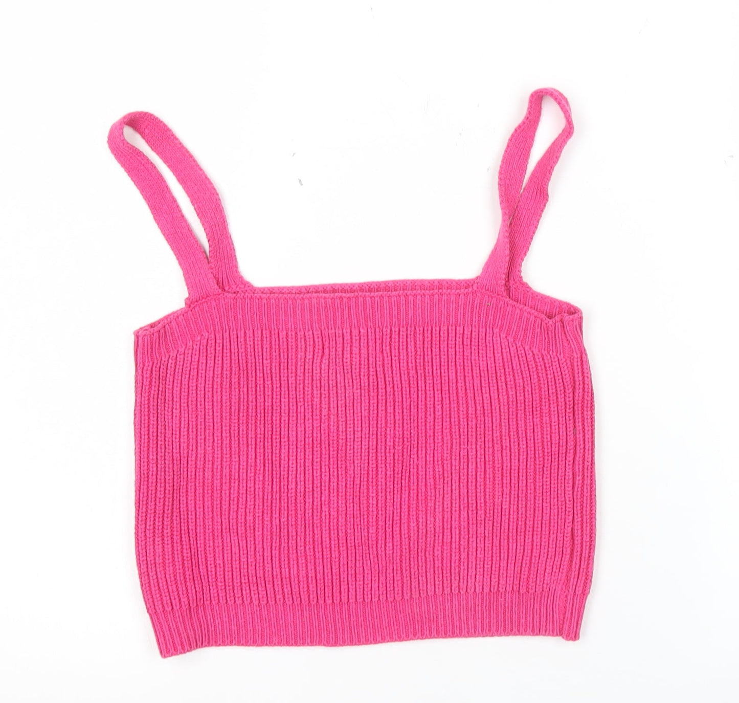 Womens UK Size 10 Apricot Pink Camisole Tank