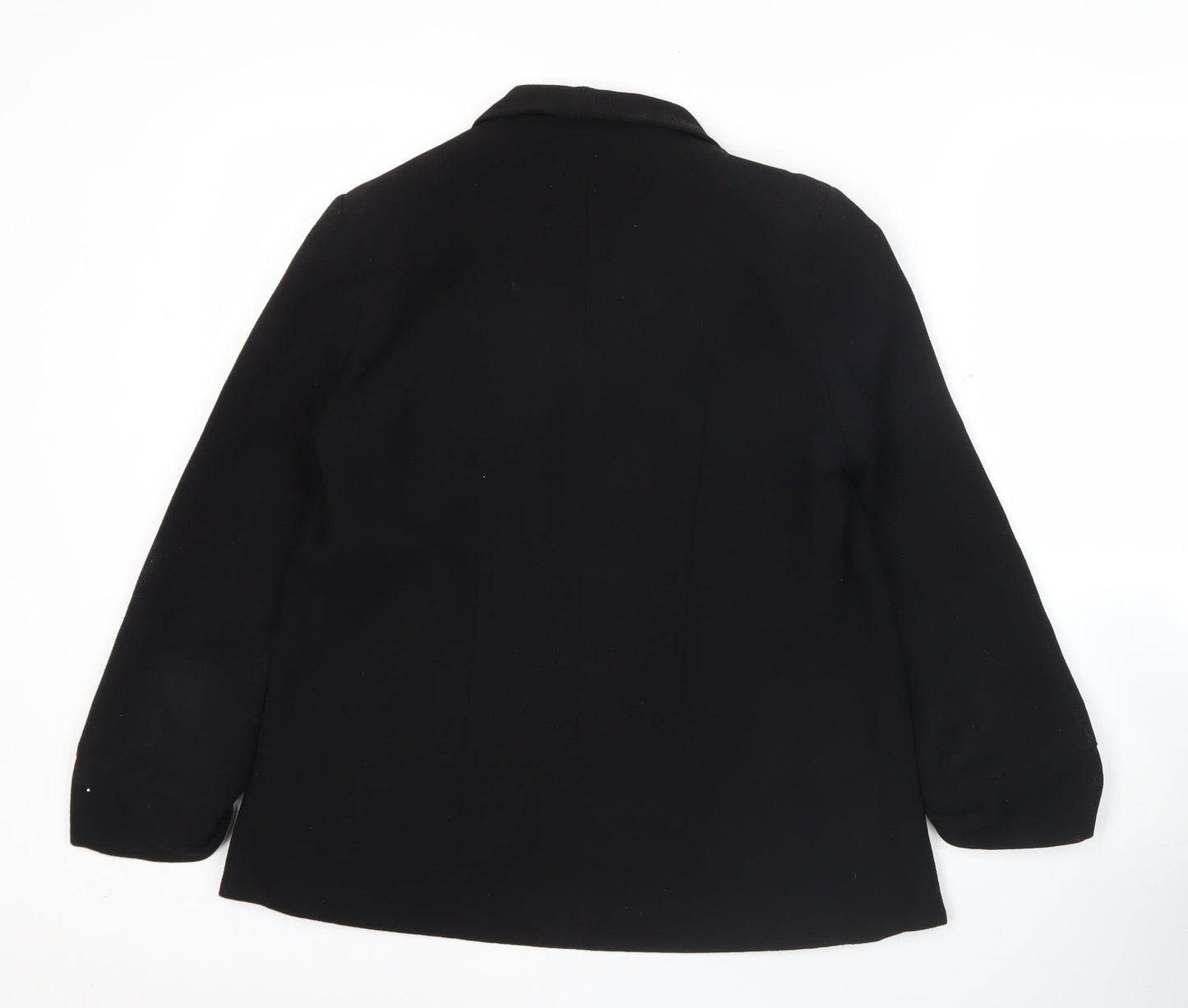 Miss Selfridge Women’s Black Blazer Jacket UK 10 Shawl Collar Classic Workwear