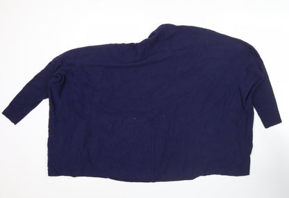 Womens UK Size 12 Phase Eight Blue Cardigan Jumper