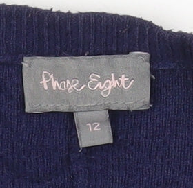 Womens UK Size 12 Phase Eight Blue Cardigan Jumper