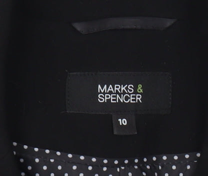 Marks and Spencer Women’s Black Size 10 Tailored Blazer Jacket