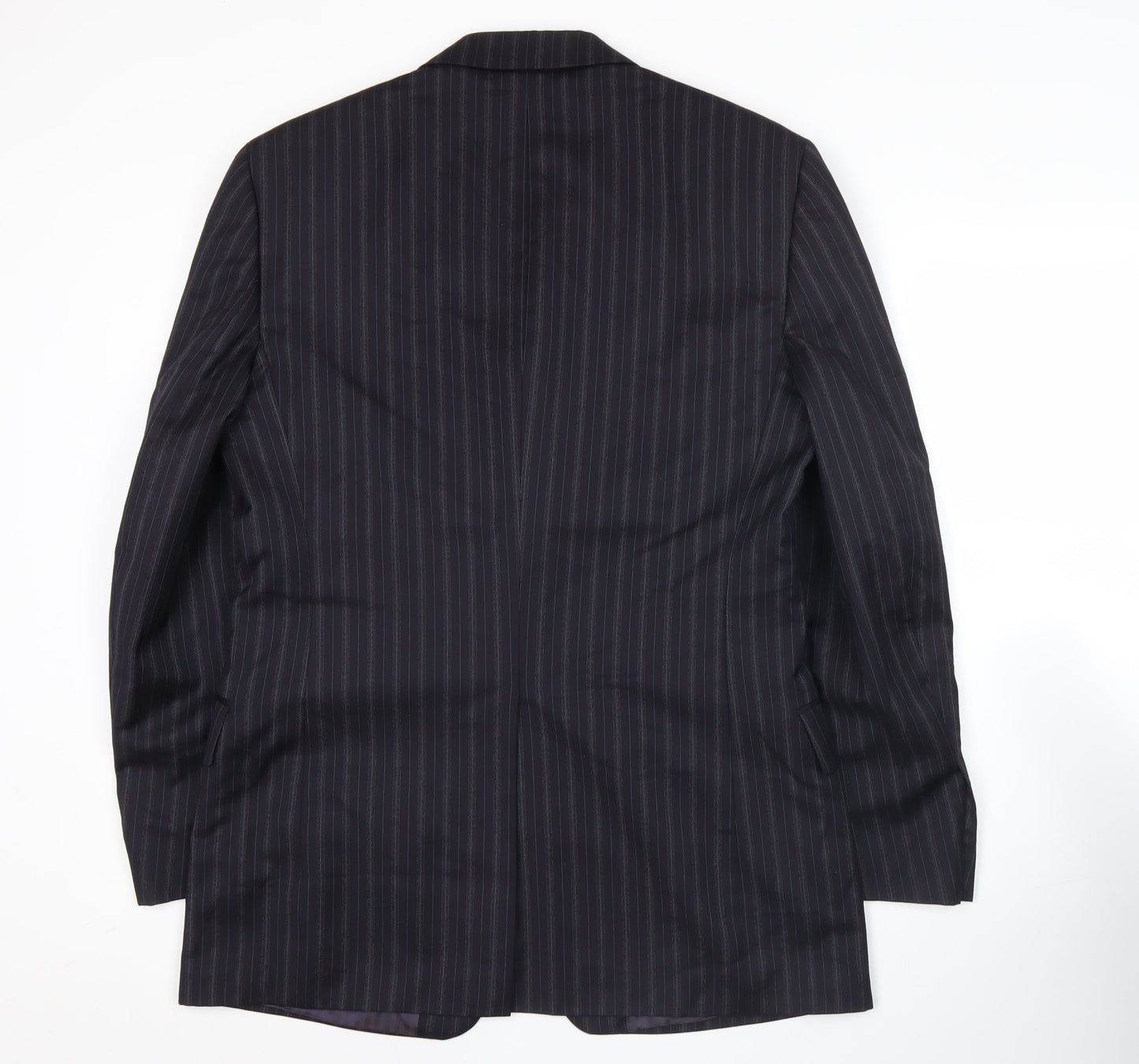 Paul Smith Men’s Blue Pinstripe Wool Blazer Jacket 40R Classic Formal