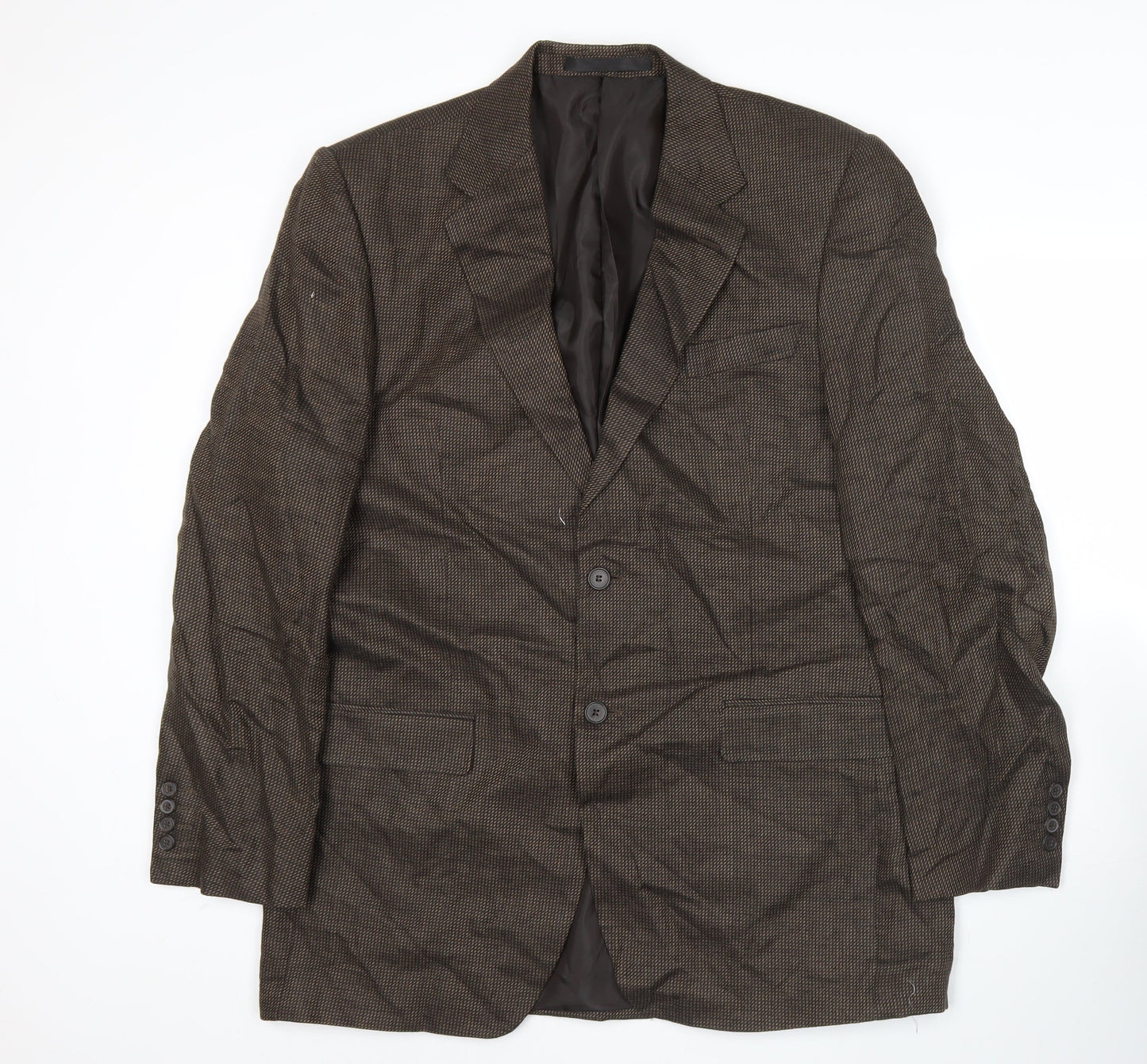 Mens UK Size 42 Marks and Spencer Regular Brown Suit Jacket