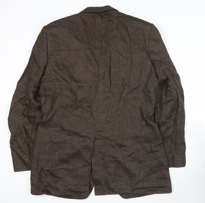 Mens UK Size 42 Marks and Spencer Regular Brown Suit Jacket