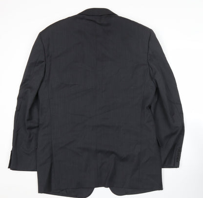Mens UK Size 40 Marks and Spencer Regular Black Suit Jacket