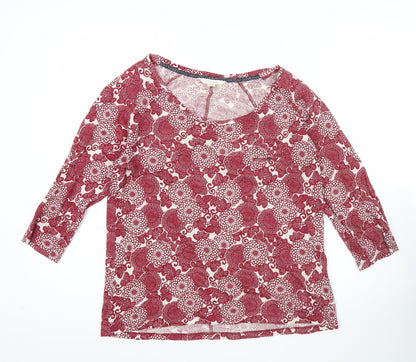 Womens UK Size 10 White Stuff Red Tunic Blouse