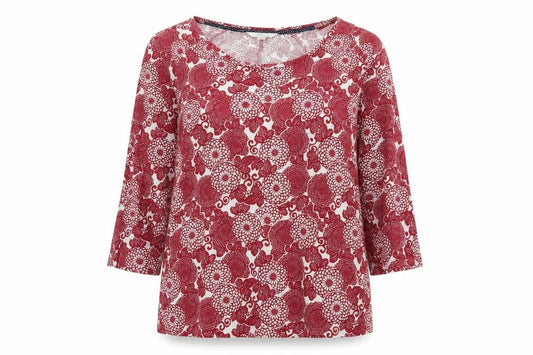 Womens UK Size 10 White Stuff Red Tunic Blouse